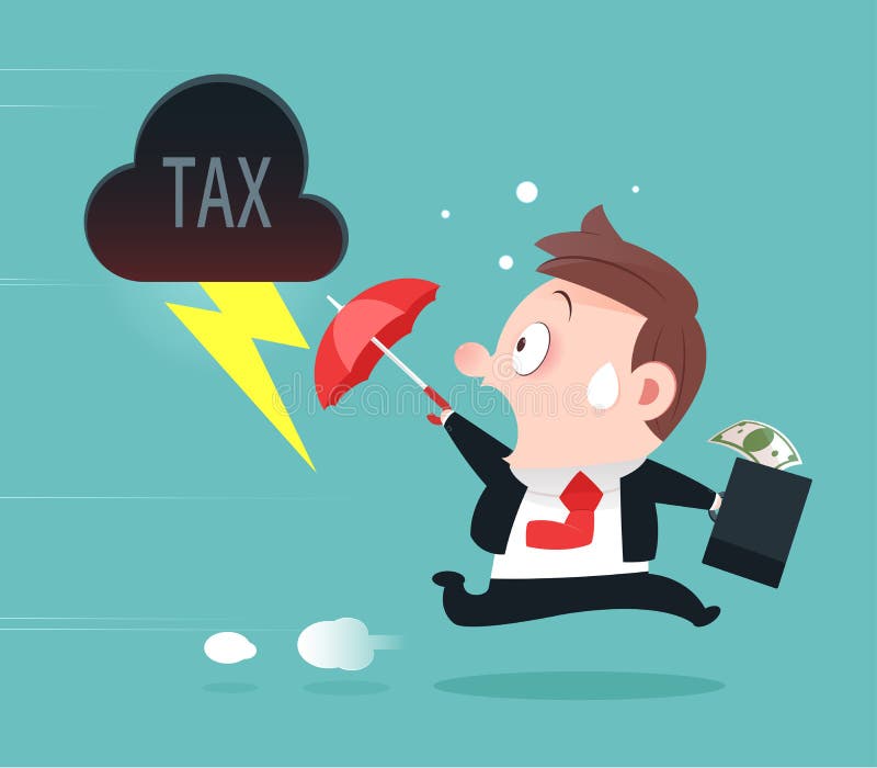 Best Entrepreneur evades taxes Illustration download in PNG & Vector format