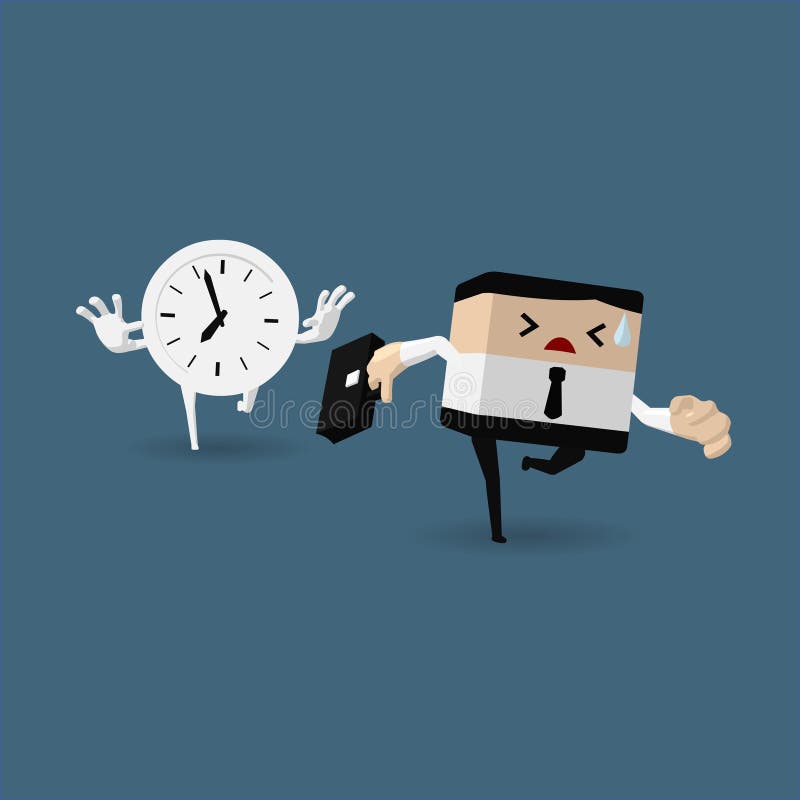 Race against time, hurry up to finish work within aggressive deadline, time  counting down, speed and efficiency to complete work concept, frustrated  businessman running against timer counting down. 4257358 Vector Art at