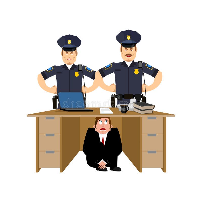 Police Desk Stock Illustrations 320 Police Desk Stock