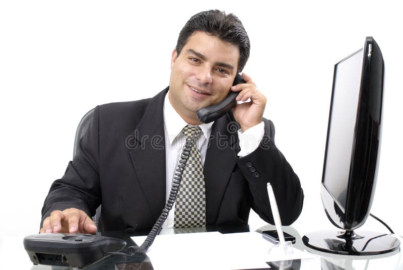 Series - Happy Businessman on the phone . Series - Happy Businessman on the phone .