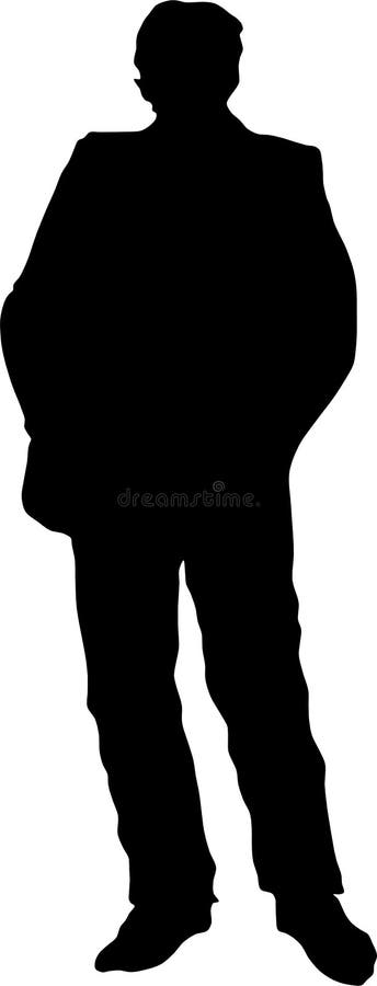 Businessman silhouette