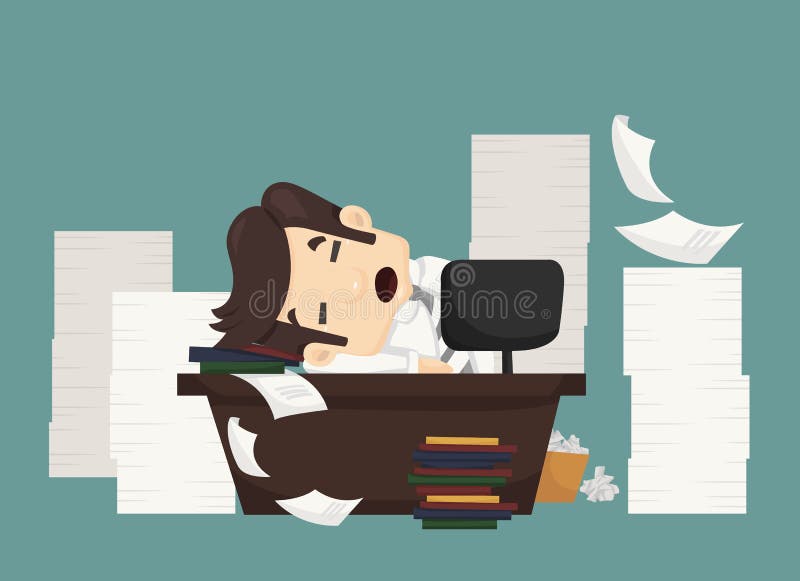 Businessman sleeping, eps10 vector format. Brain sleeping vectors