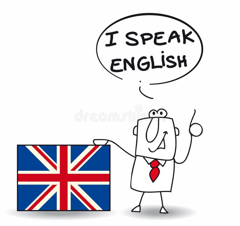 This Businessman Speak English Stock Vector Illustration Of Cartoon British