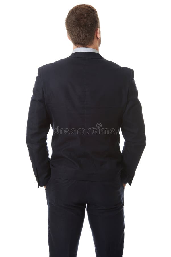 Businessman standing back stock image. Image of adult - 15589453