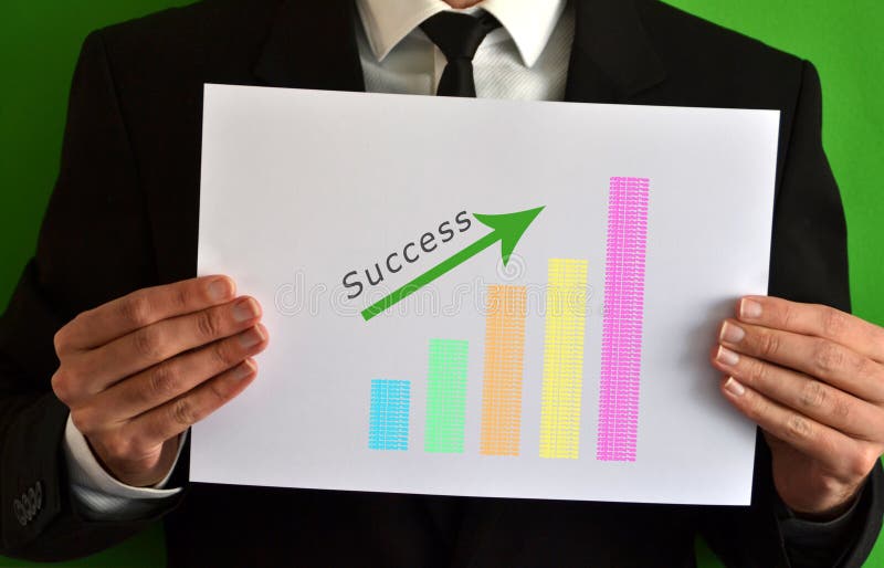 Download Businessman And Success Concept Symbol Stock Photo - Image of corporate, chart: 39506638