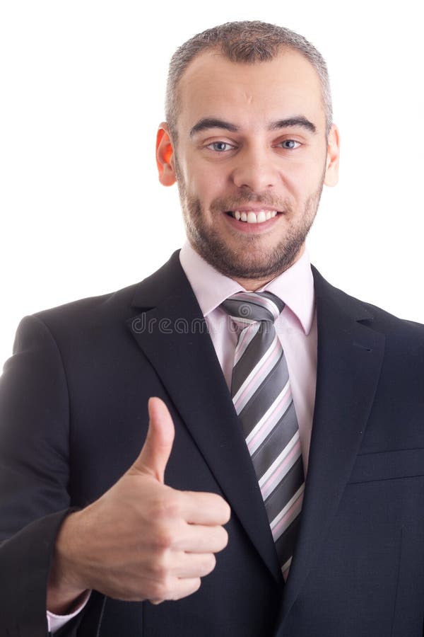 Businessman With Thumb Up