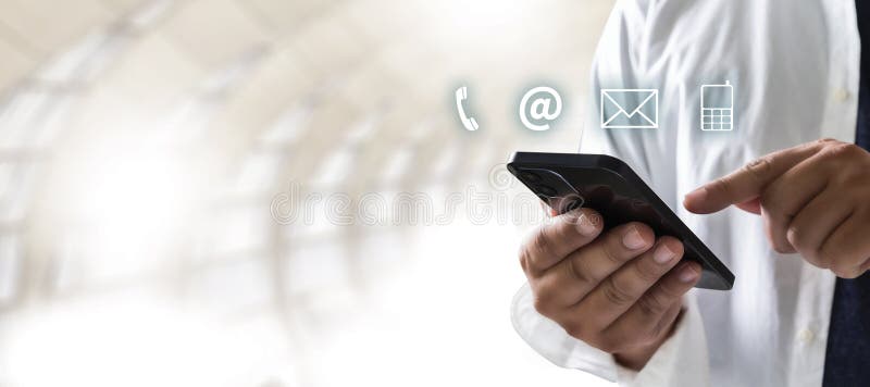 Businessman using Chatbot Chat GPT Chat with AI Artificial in Smartphone intelligence Ai future Chat robot conversation assistant royalty free stock image