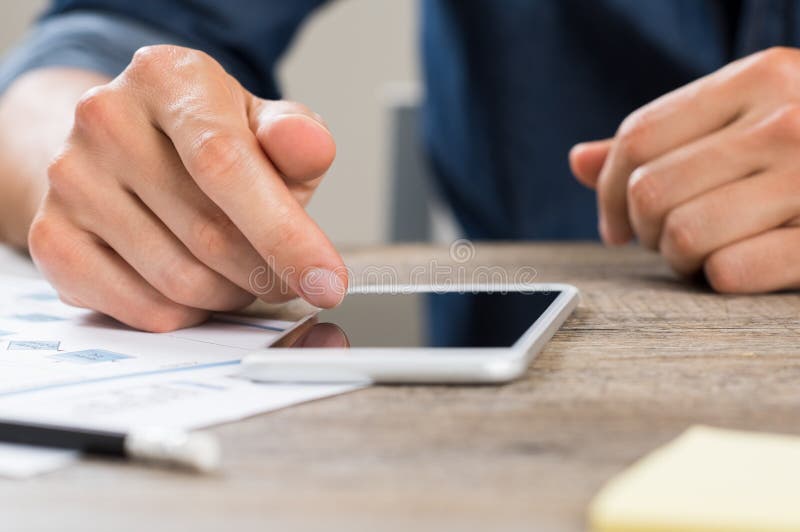 Businessman using smart phone royalty free stock photos Businessman using smart phone royalty free stock photos