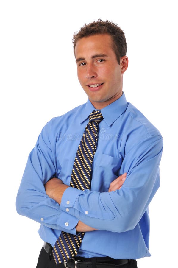 Businessman wearing tie