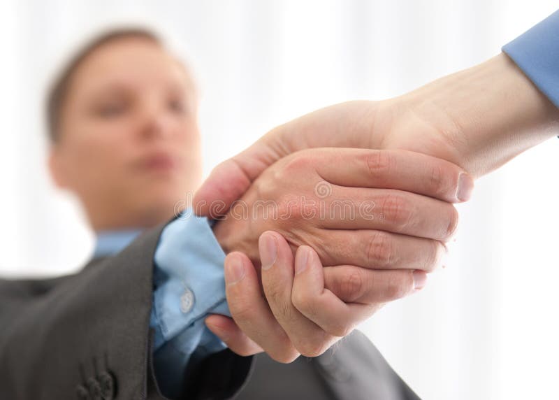 Businessmen shaking hands