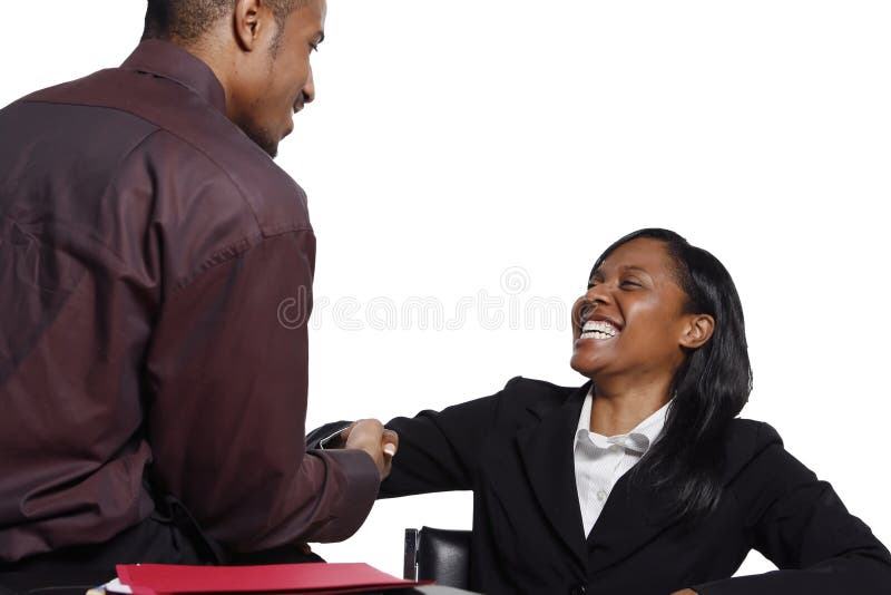 Businesspeople Shaking Hands