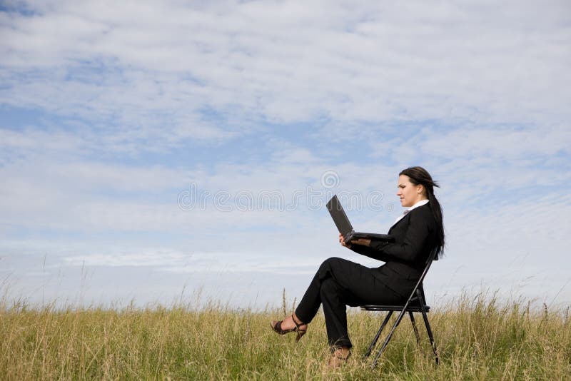 Businesswoman outdoor