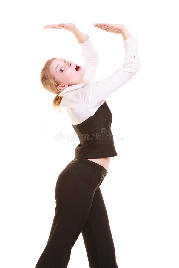 Woman Pushing Ceiling Stock Photos - Free & Royalty-Free Stock Photos ...