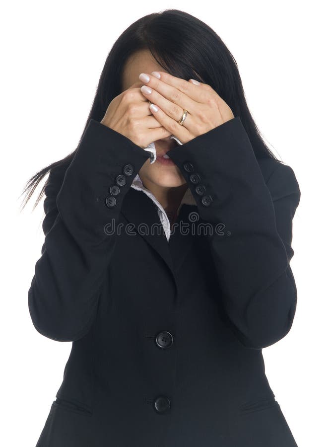 Businesswoman - see no evil