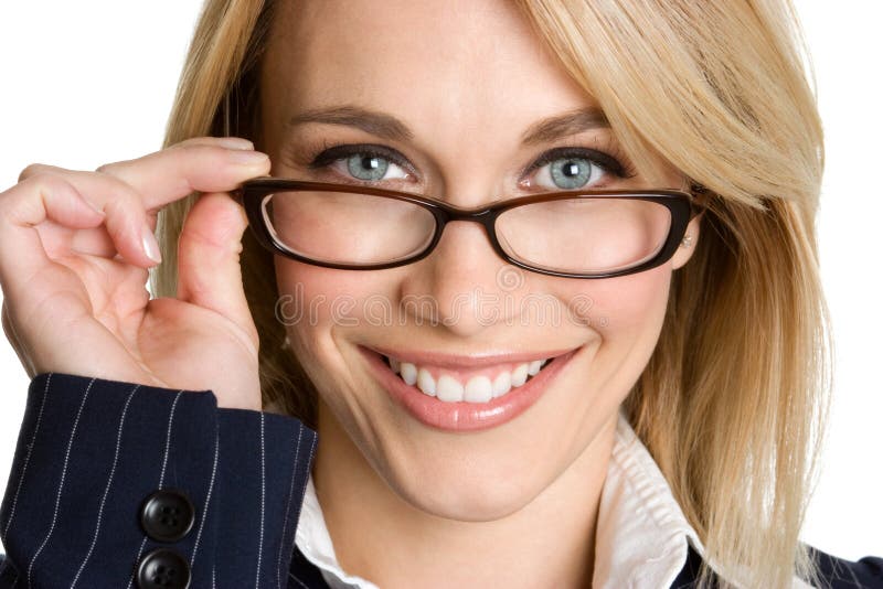 Businesswoman Wearing Glasses stock photos Businesswoman Wearing Glasses stock photos
