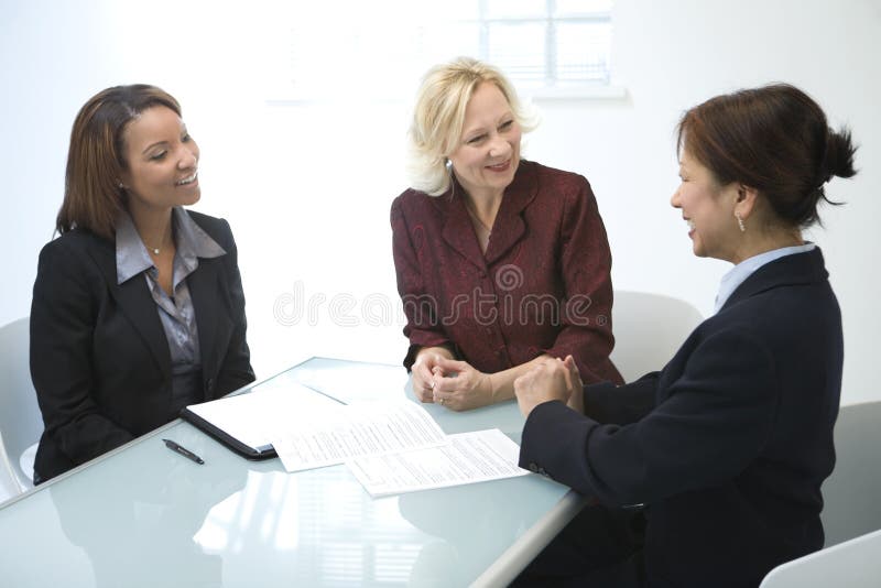 Businesswomen in a meeting