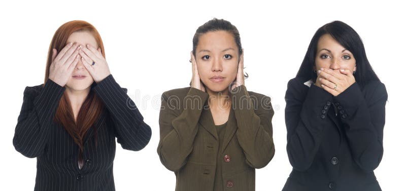 Businesswomen - no evil