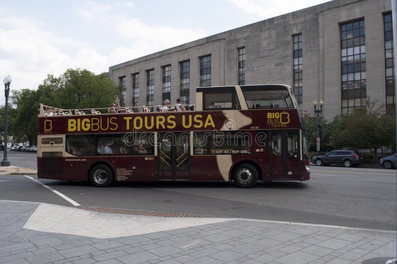 bussdc-gatan turnerar washington royaltyfri fotografi bussdc-gatan turnerar washington royaltyfri fotografi
