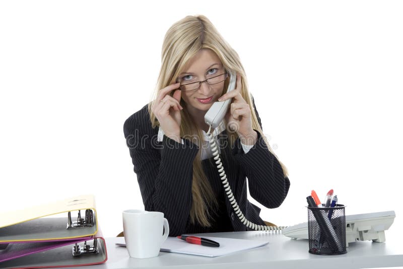 Bussines woman working