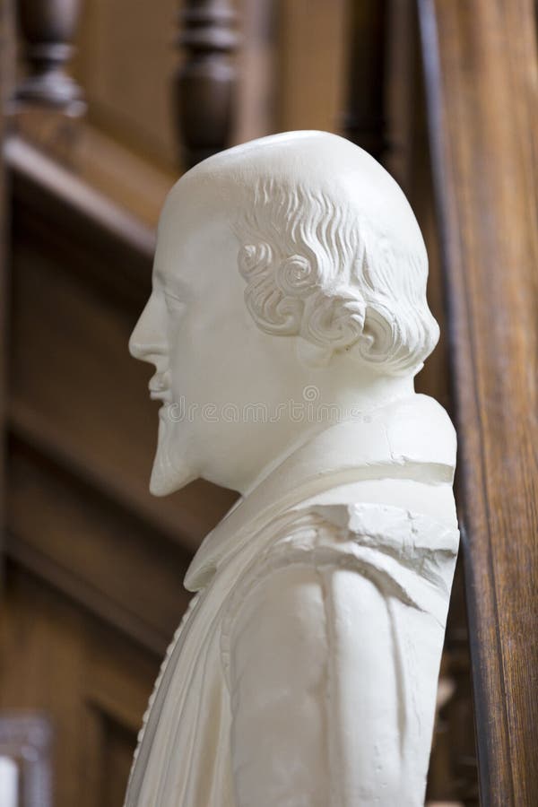 Bust of Shakespeare at National Churchill Museum, Fulton, Missouri royalty free stock photography Bust of Shakespeare at National Churchill Museum, Fulton, Missouri royalty free stock photography
