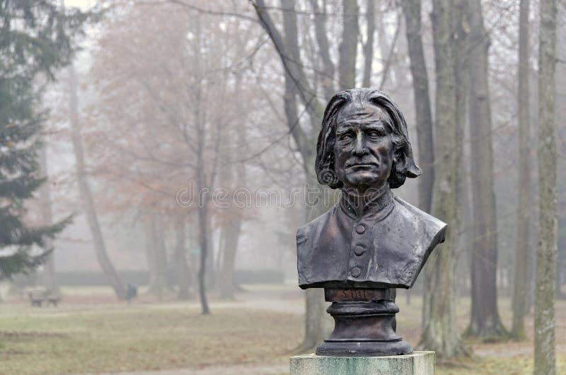 Busto del compositore Franz Liszt