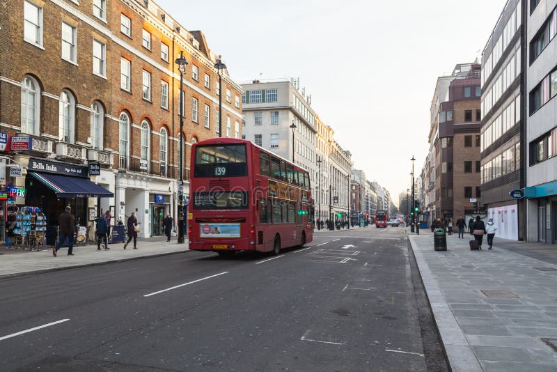 Baker Street in London editorial stock photo. Image of traffic 201271578