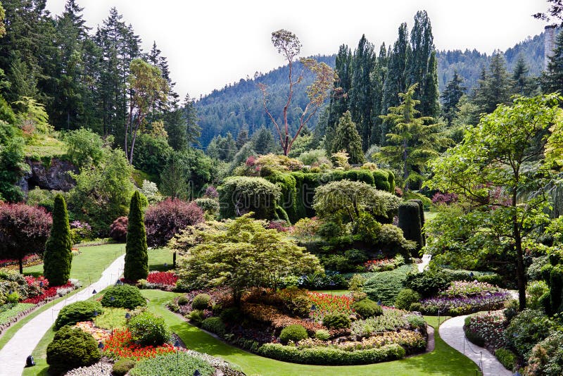 Butchart Gardens in Vancouver Island Canada