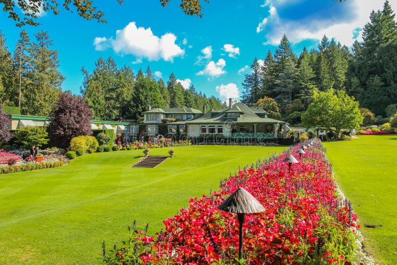 Butchart Gardens Victoria stock photo. Image of butchart 140598016