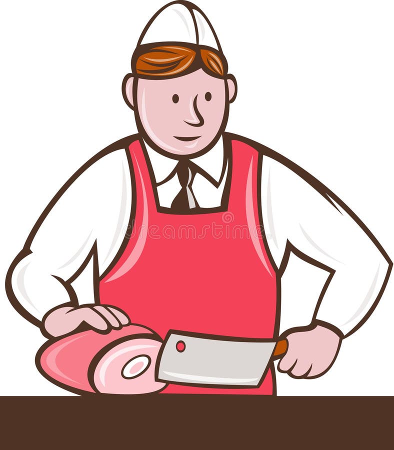 meat butcher clipart