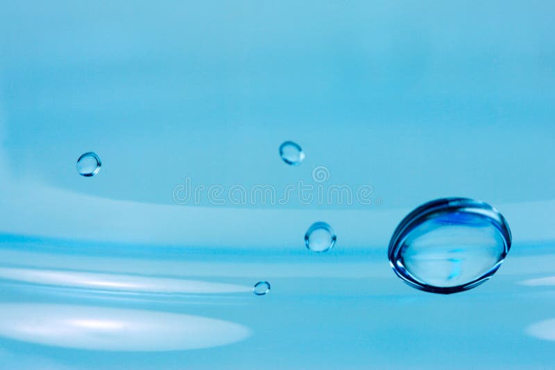 Water droplets on the surface of a bottle of bottled water. Water droplets on the surface of a bottle of bottled water