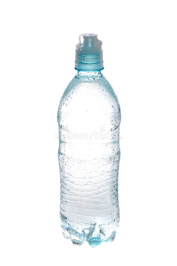 Bottled water isolated over a white background. Bottled water isolated over a white background