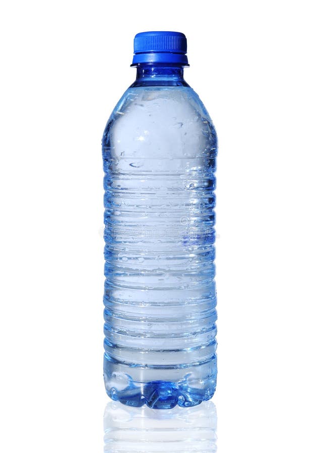 Bottled water isolated over a white background. Bottled water isolated over a white background