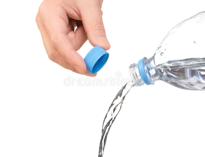Butelka nalewa woda