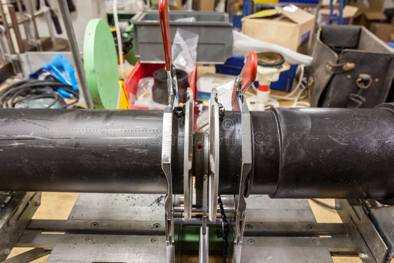 Polyethylene Pipe Weld Stock Photos Free & RoyaltyFree Stock Photos