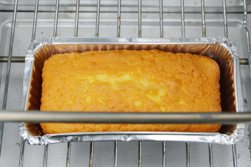 Butter Cake in Electric Oven Stock Image Image of food, snack 48781893