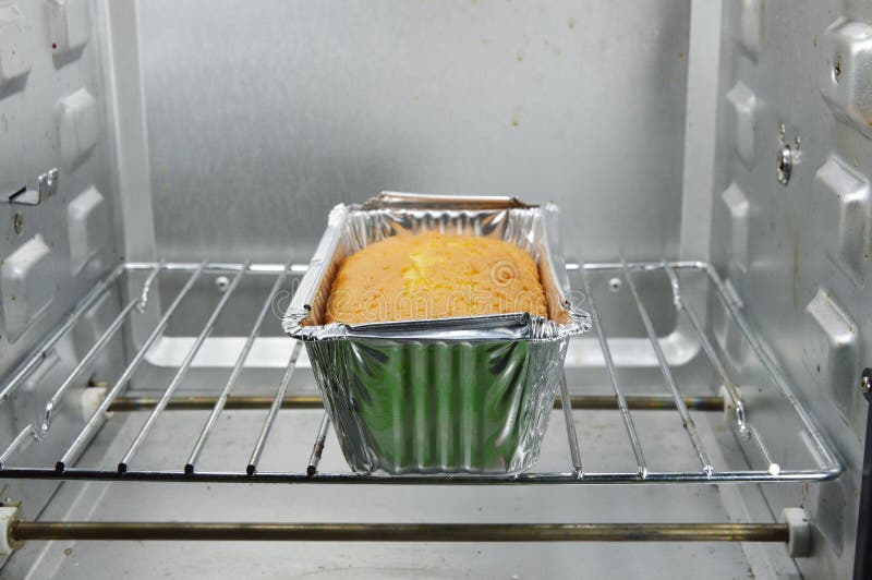 Butter Cake in Electric Oven Stock Photo Image of dessert, gridiron
