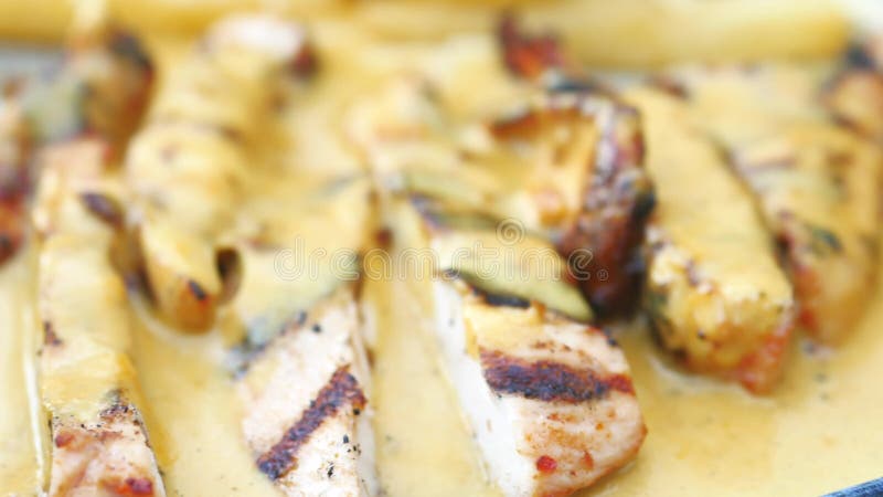 Butter Chicken, Curry of Spicy Chicken with Rice. Stock Video - Video ... Butter Chicken, Curry of Spicy Chicken with Rice. Stock Video - Video ...