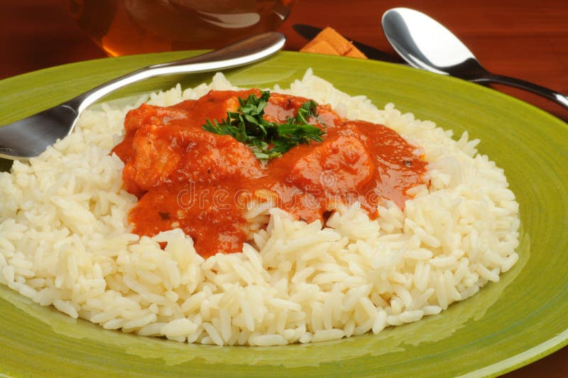 Butter Chicken and Rice