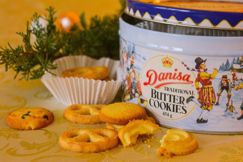 Butter cookies editorial stock photo. Image of tasty 48485293