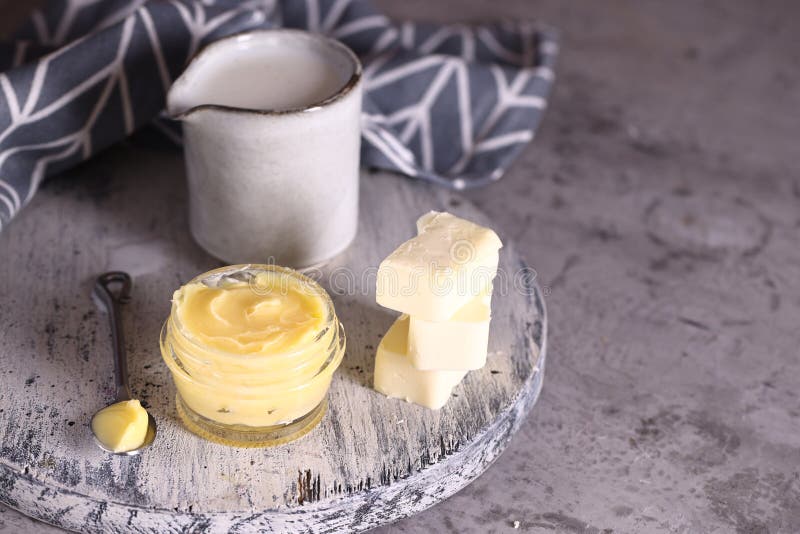 Butter ghee, healthy food stock image. Image of butter 273094513