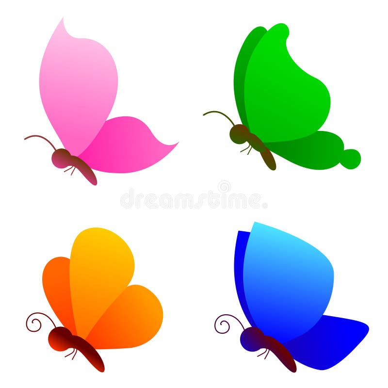 Butterflies / butterfly logo vector