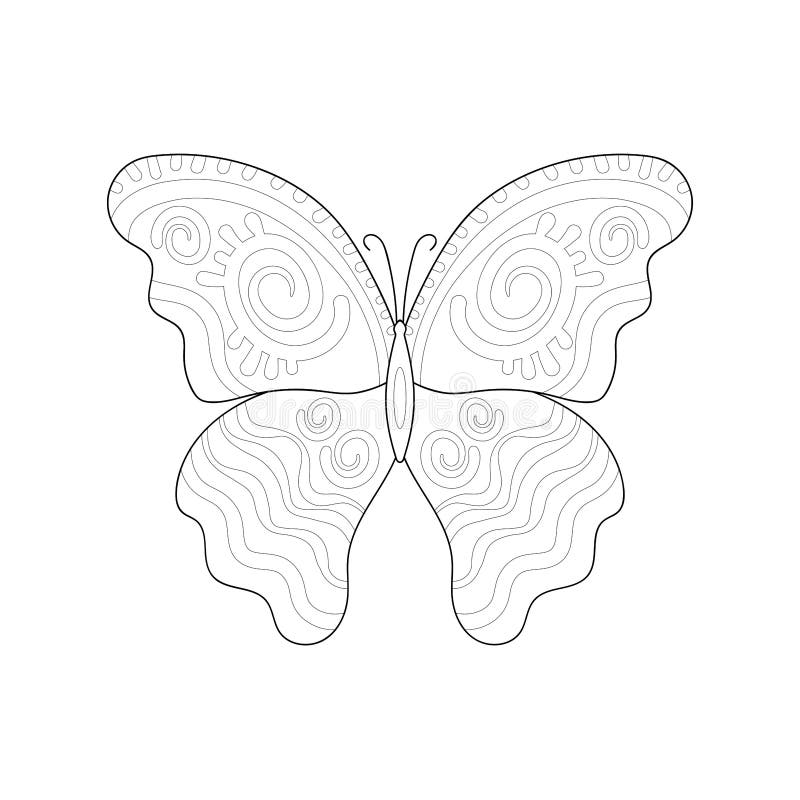 Adult Coloring Books Butterfly Swirls: Coloring Books for Adults Relaxation  (Over 40 Images!)