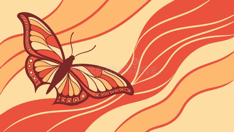 Butterfly Abstract Geometric Pattern Design, vector design Generative AI vector illustration