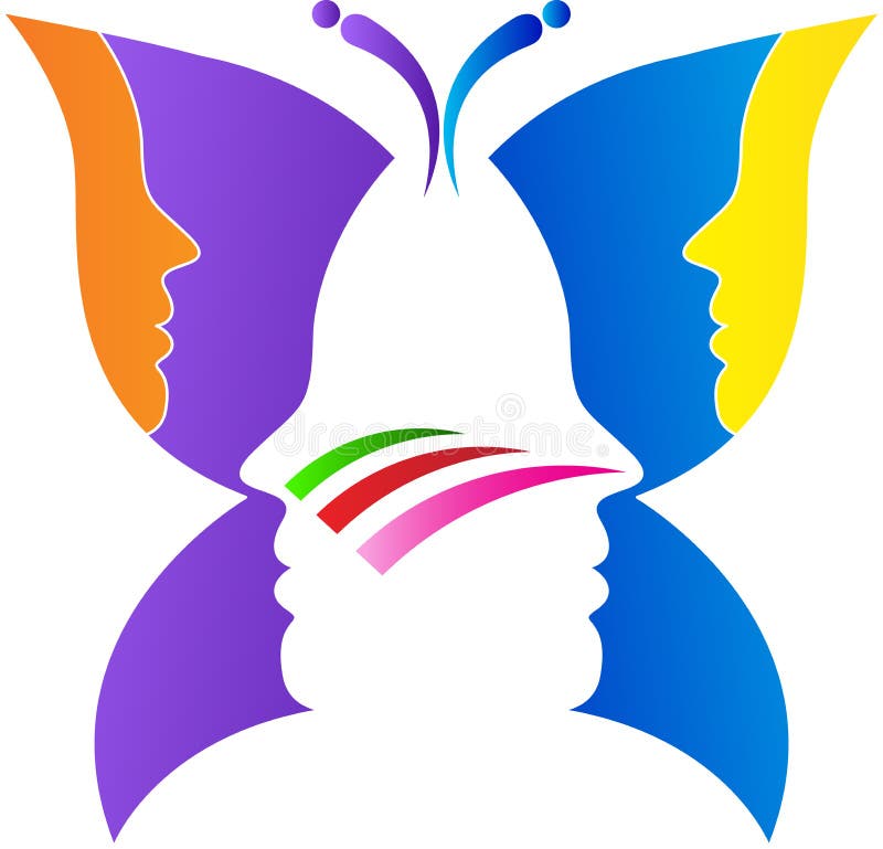 Butterfly face stock vector. Image of beauty, butterflies 36308128