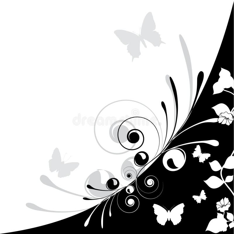 Butterfly and flower