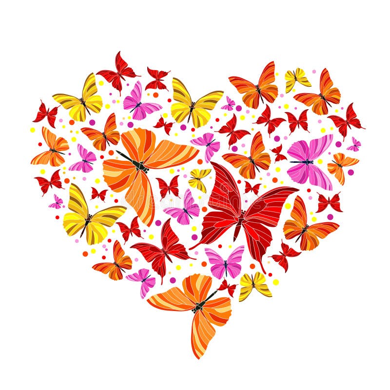 276 Butterfly Heart Svg SVG PNG EPS DXF File