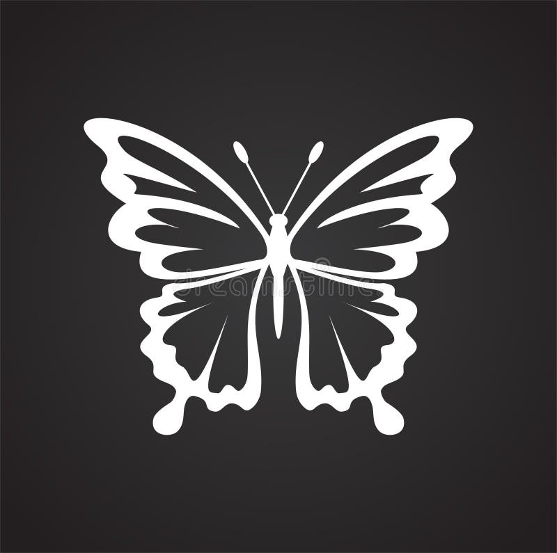 Biểu tượng bướm trên nền đen cho thiết kế đồ họa và web sẽ khiến người xem phải trầm trồ với sự độc đáo và sắc sảo của nó. Từ đường nét đơn giản nhưng không kém phần tinh tế đến sự tương phản giữa biểu tượng bướm và nền đen, đây là sự lựa chọn hoàn hảo cho các nhà thiết kế đồ họa và web.