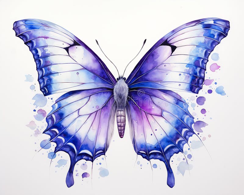 Color Butterfly Drawing Beautiful Image - Drawing Skill
