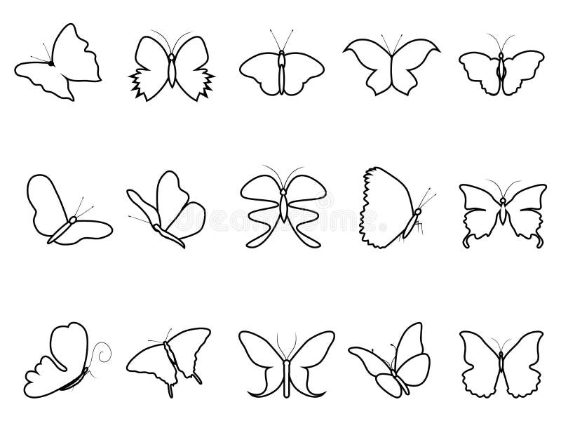 Butterfly Outline | Skip To My Lou