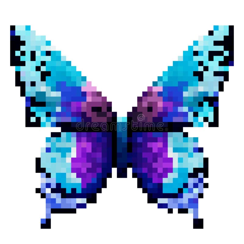 Monarch Butterfly Pixel Art – BRIK